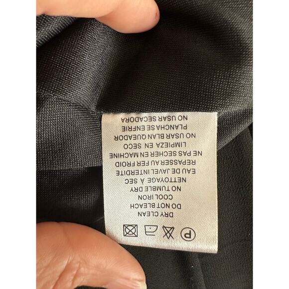 Lucy Paris black cream lace detail maxi dress size Small - Picture 4 of 16